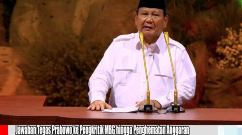 Jawaban Tegas Prabowo ke Pengkritik MBG hingga Penghematan Anggaran