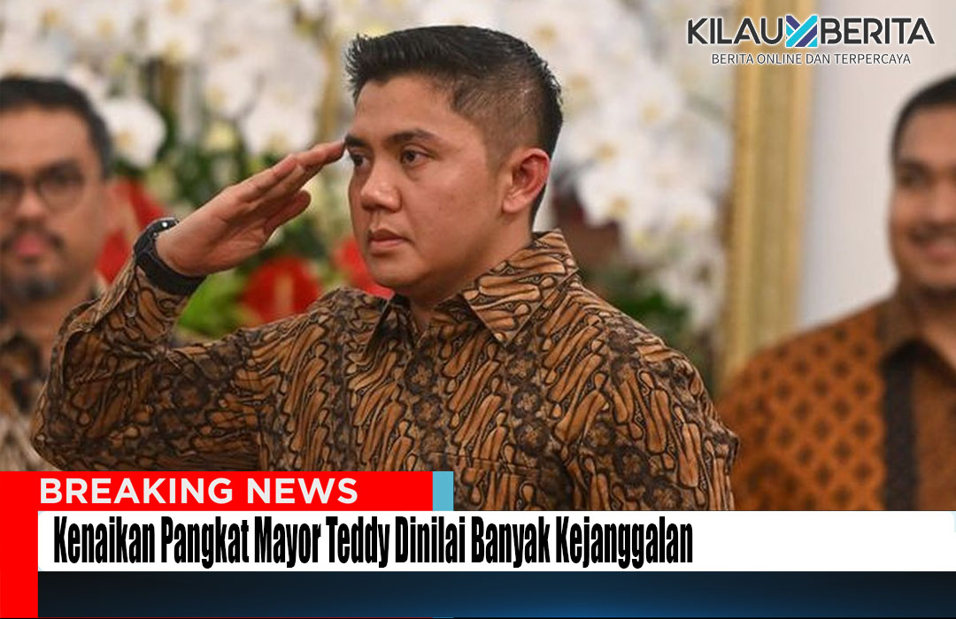 Kenaikan Pangkat Mayor Teddy