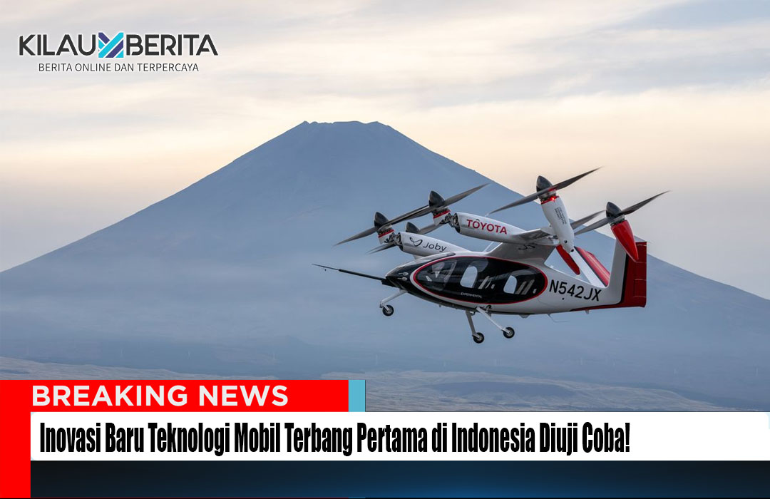 Inovasi Baru Teknologi Mobil Terbang Pertama di Indonesia Diuji Coba!