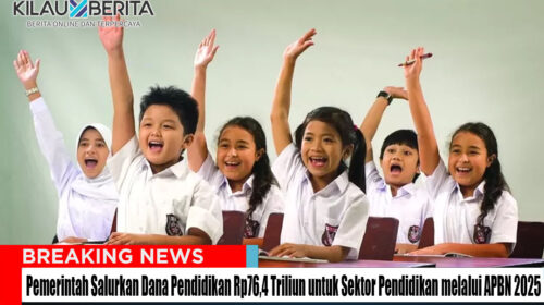 Pemerintah Salurkan Dana Pendidikan