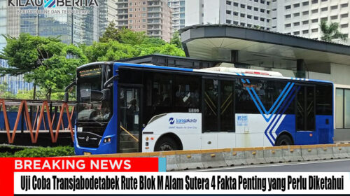 Uji Coba Transjabodetabek Rute Blok M Alam Sutera