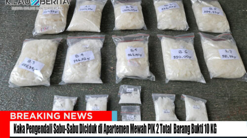 Kaka Pengendali Sabu-Sabu di Apartemen PIK Dibekuk Polisi
