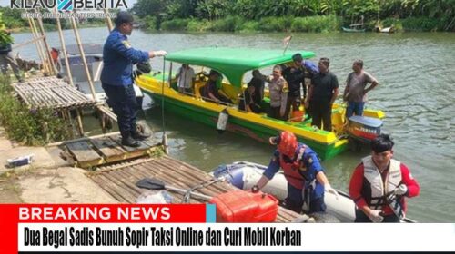 Dua Begal Sadis Bunuh Sopir Taksi Online dan Curi Mobil Korban