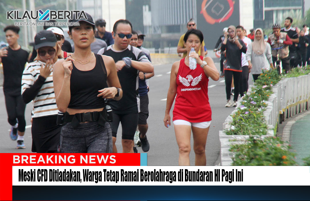 Meski CFD Ditiadakan, Warga banyak yang Tetap Berolahraga HI