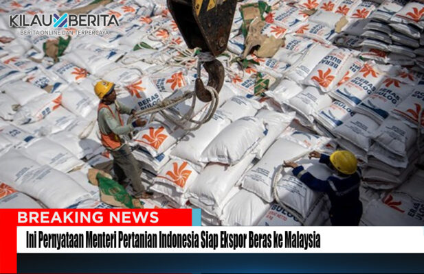 Indonesia Siap Ekspor Beras ke Malaysia, ini jawaban mentri