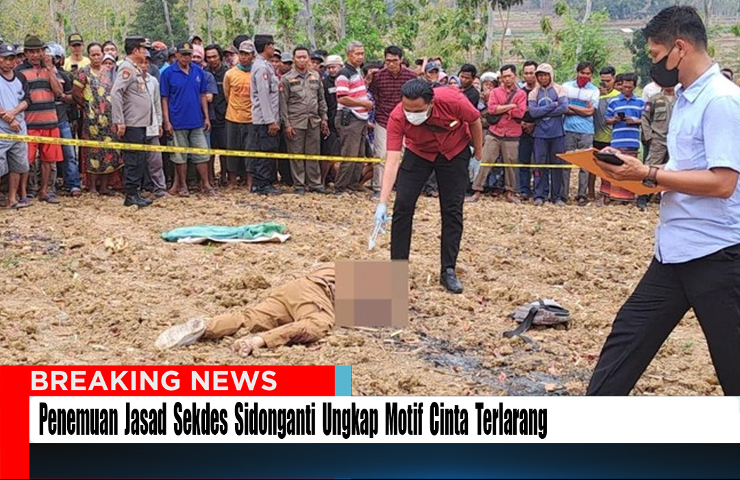 Penemuan Jasad Sekdes Sidonganti