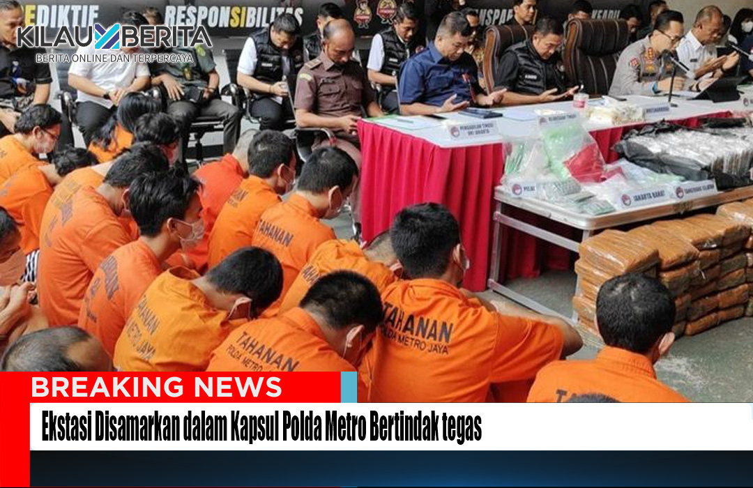Ekstasi Disamarkan dalam Kapsul
