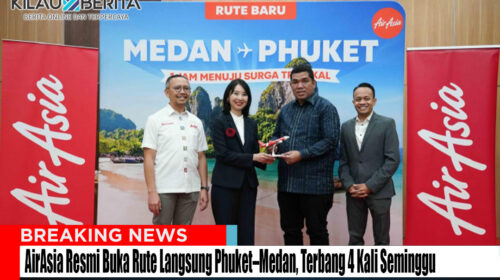Rute Medan Phuket AirAsia Terbang 4 Kali Seminggu Akan Dibuka