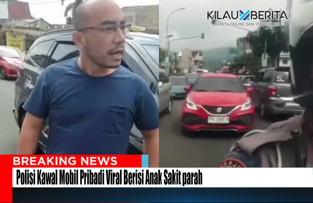 Polisi Kawal Mobil Pribadi