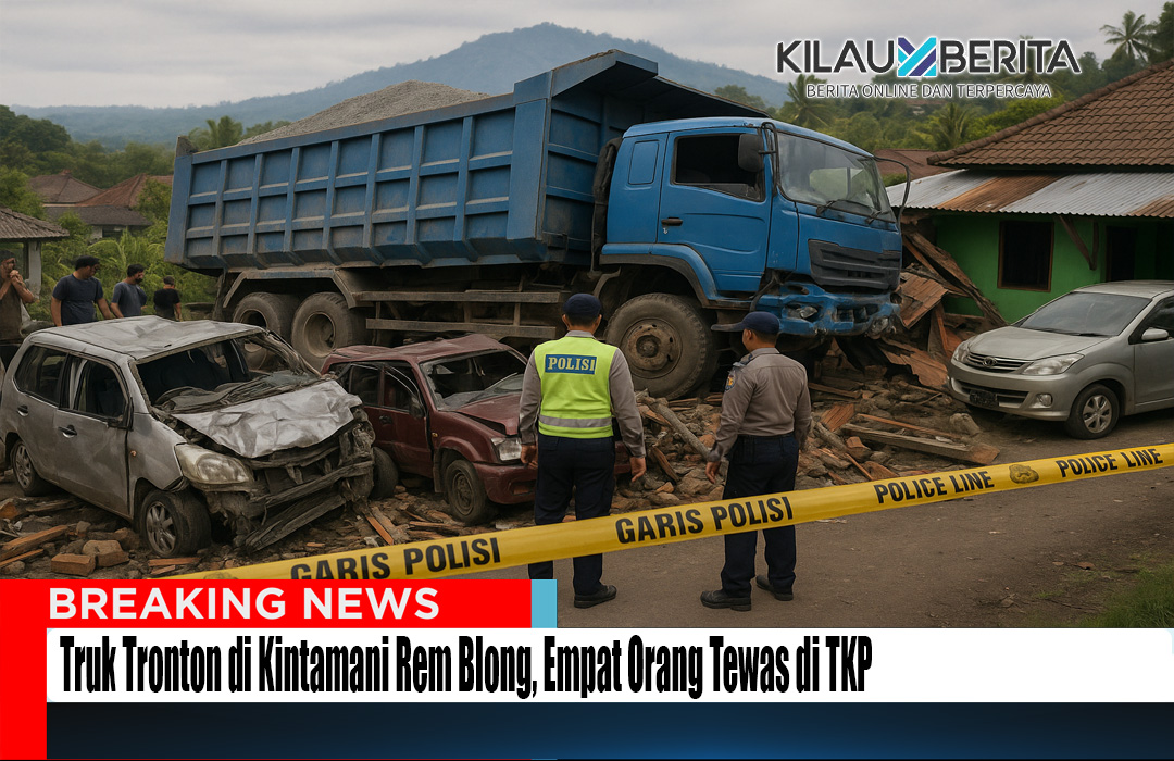 Truk Tronton di Kintamani