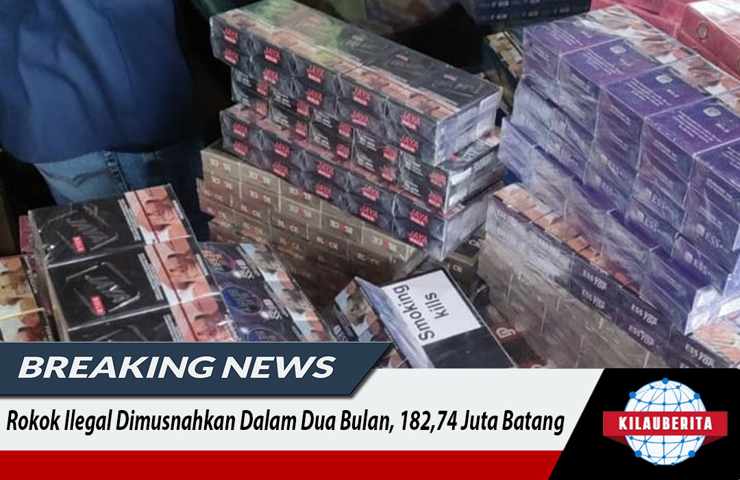 Rokok Ilegal Dimusnahkan