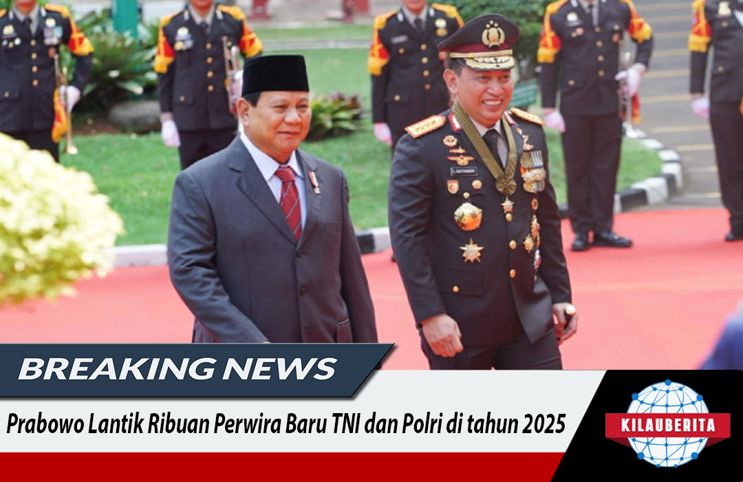 Prabowo Lantik Ribuan Perwira