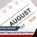 Pemerintah Putuskan 18 Agustus