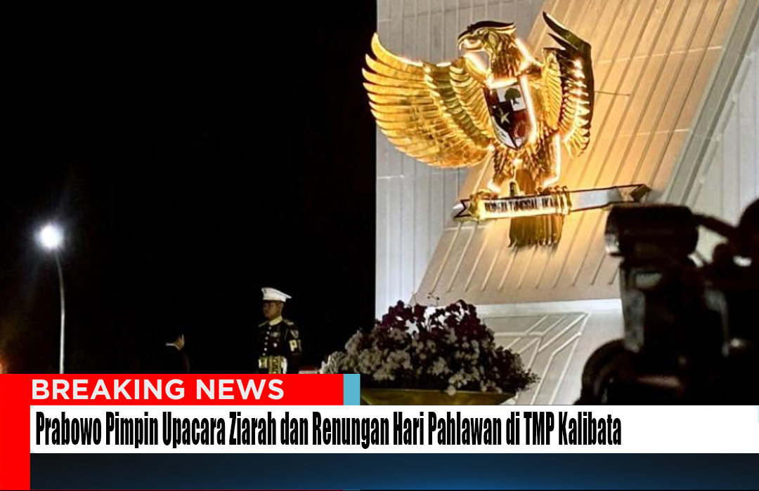 Prabowo Pimpin Upacara Ziarah di TMP Kalibata