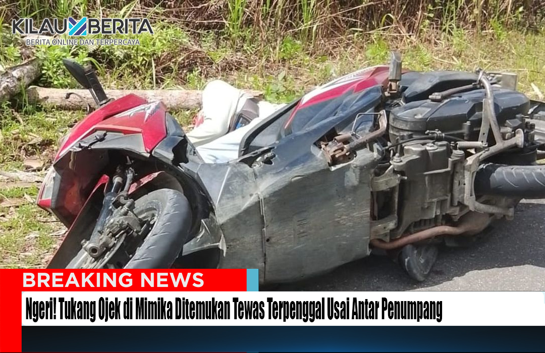 Ngeri! Tukang Ojek di Mimika Ditemukan Tewas