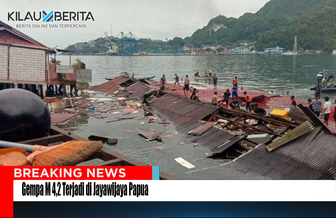 Gempa di Jayawijaya Papua M 4,2 Terjadi begitu cepat