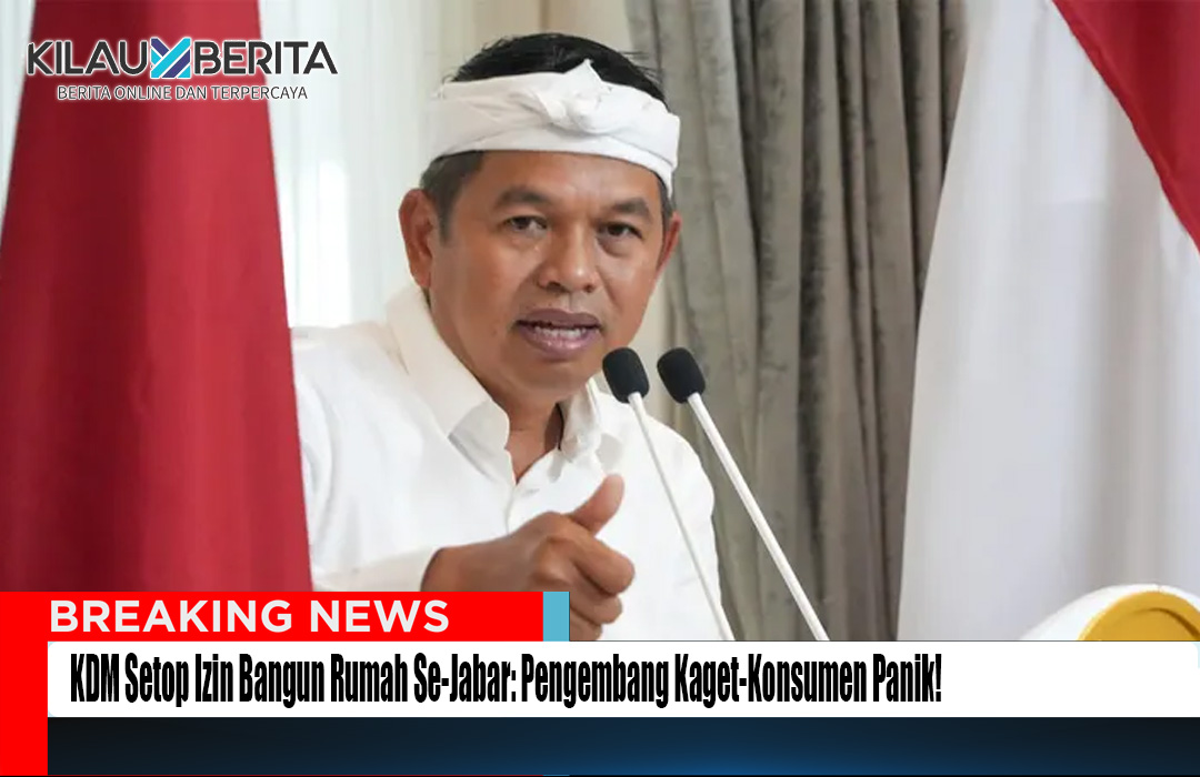 KDM Setop Izin Bangun Rumah Se-Jabar: Pengembang Kaget